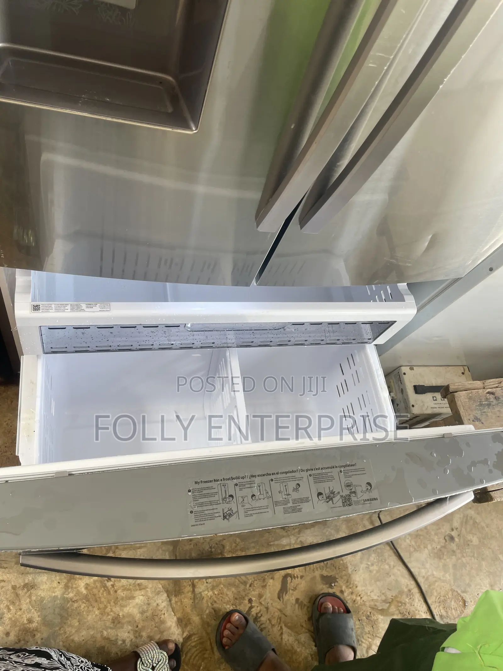 New Model Samsung Inverter French Door Refrigerator With Finger Prints