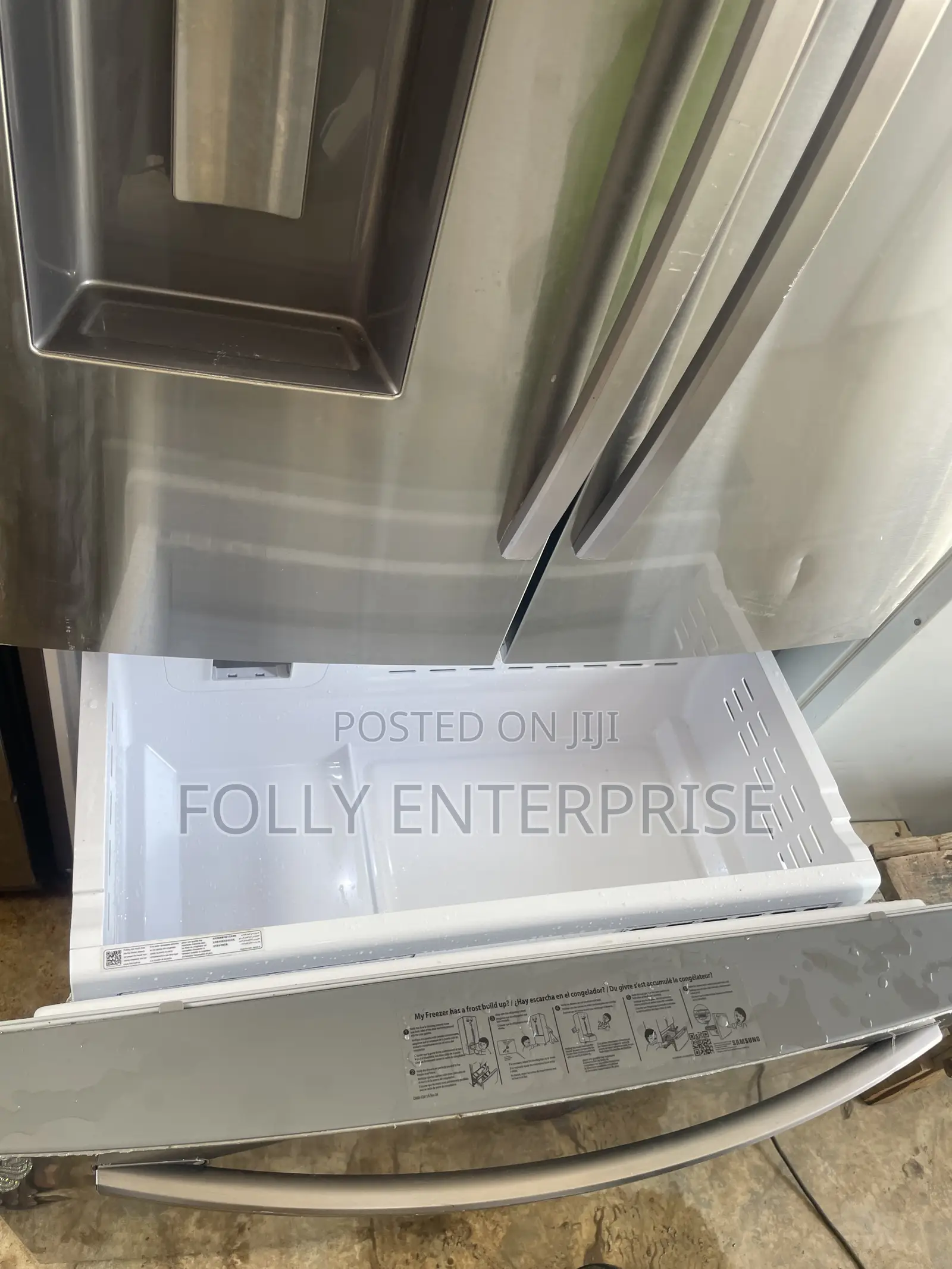New Model Samsung Inverter French Door Refrigerator With Finger Prints