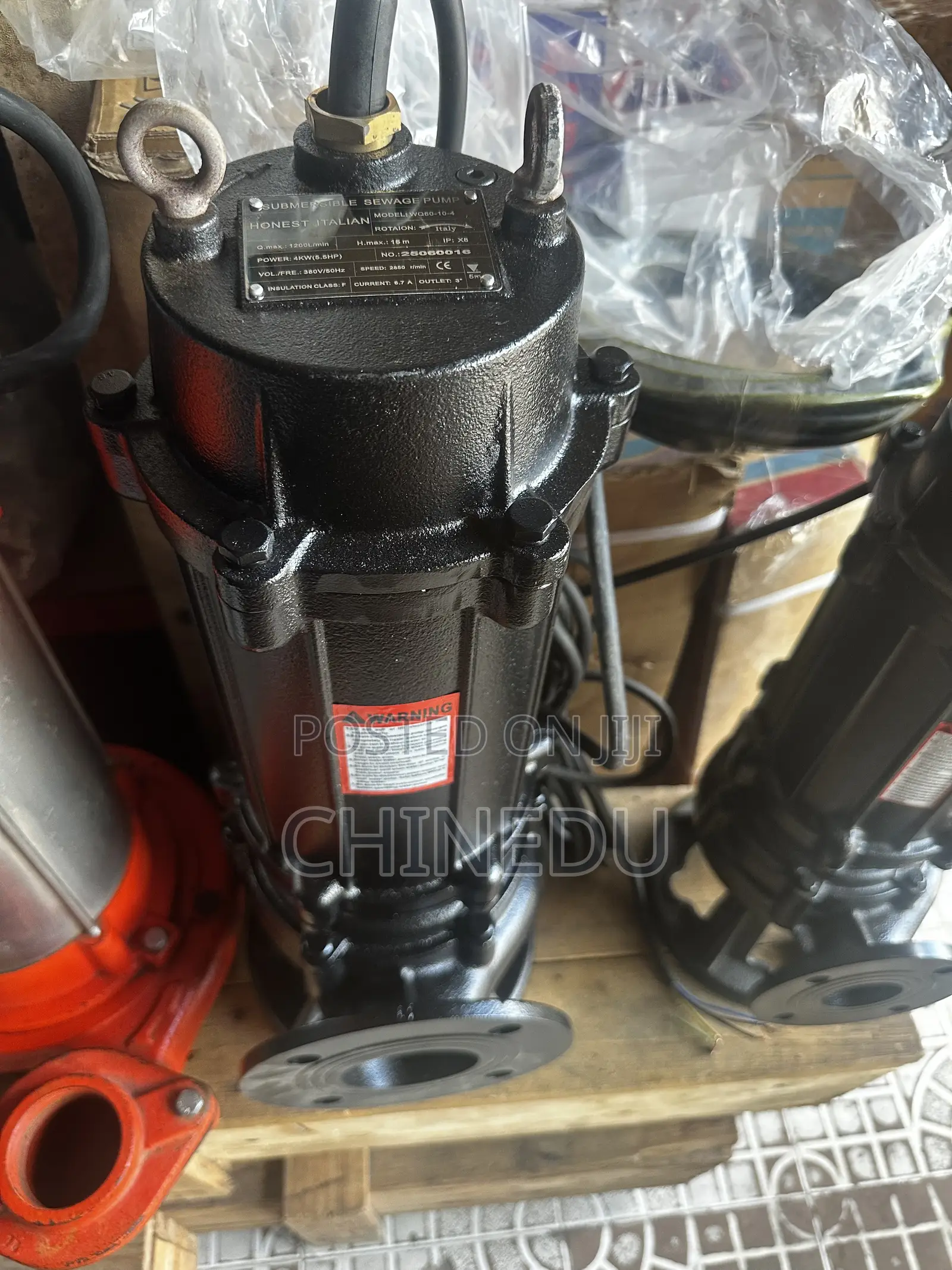 Submersible Sewage Pump 5.5hp 3”