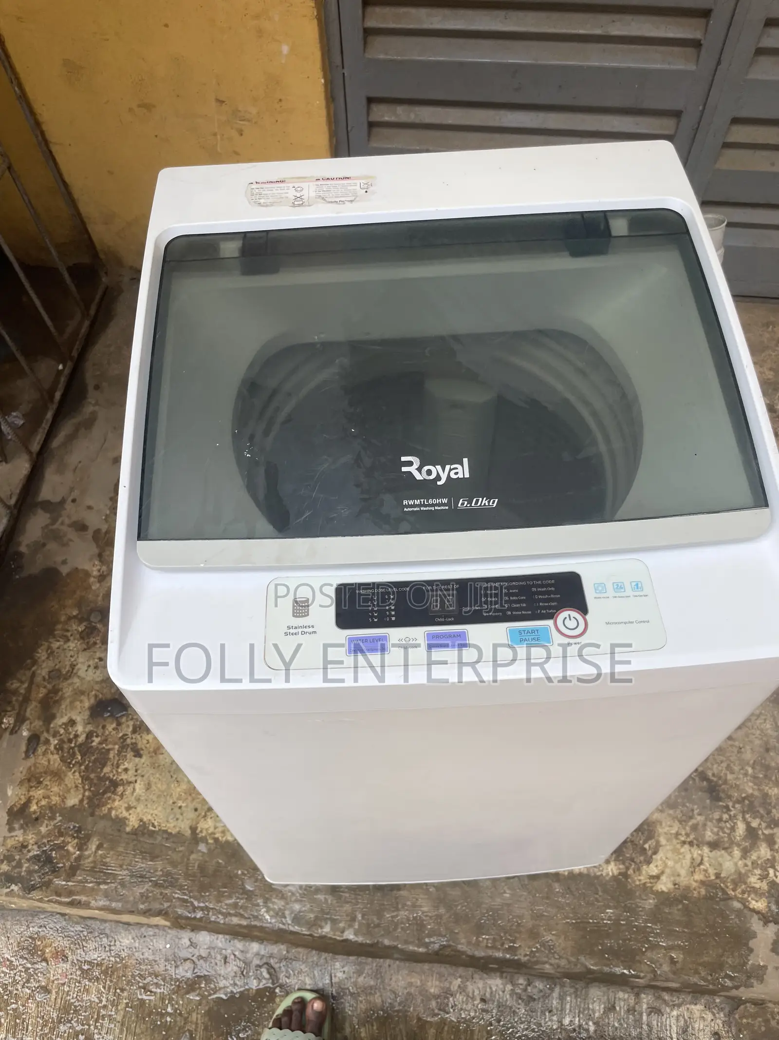 6kg Fully Automatic Washing, Spinning and Drying Machine