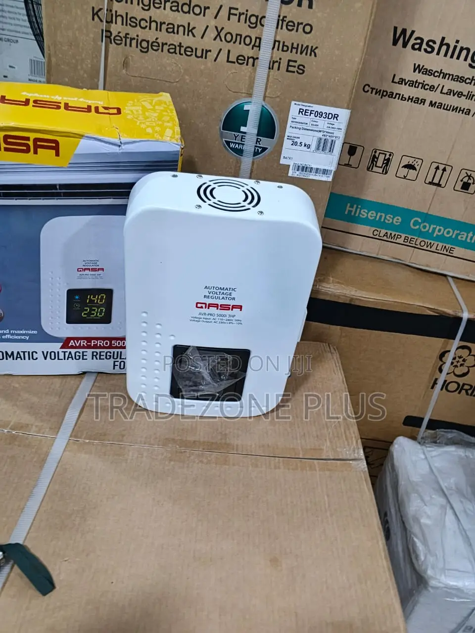 Dependable QASA 5000w Stabilizer for Your Air Conditioner