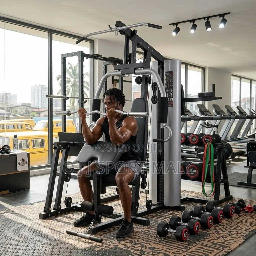 3 Station Gym Machine With Leg Press Multi Station