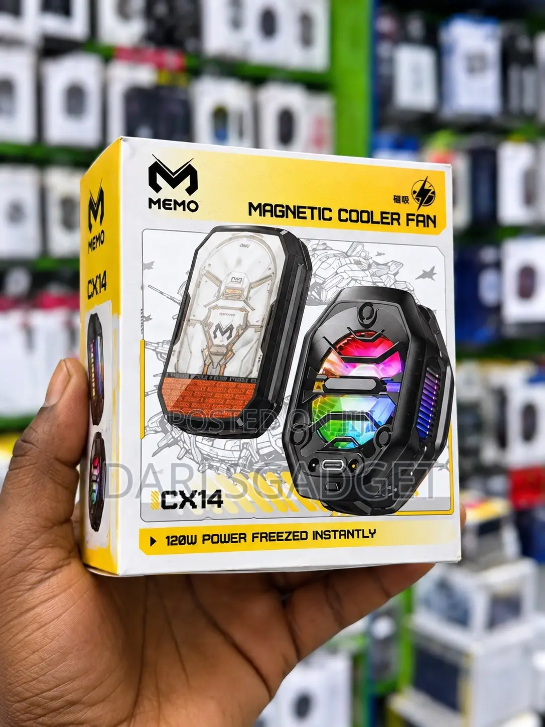 MEMO CX14 Magnetic Phone Cooler Fan Gaming Cooling Radiator Stand