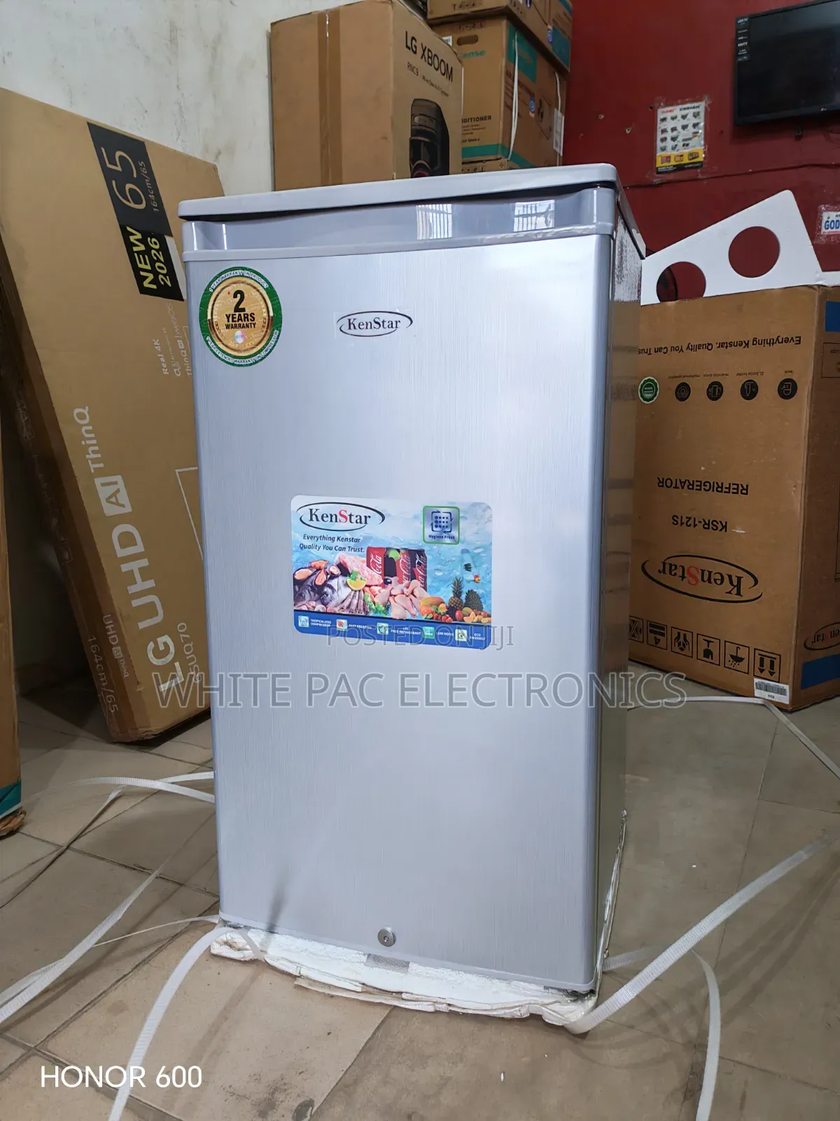 New Kenstar 90 Litre Standing Table Top ( Fridge > Freezer ) 2Yrs