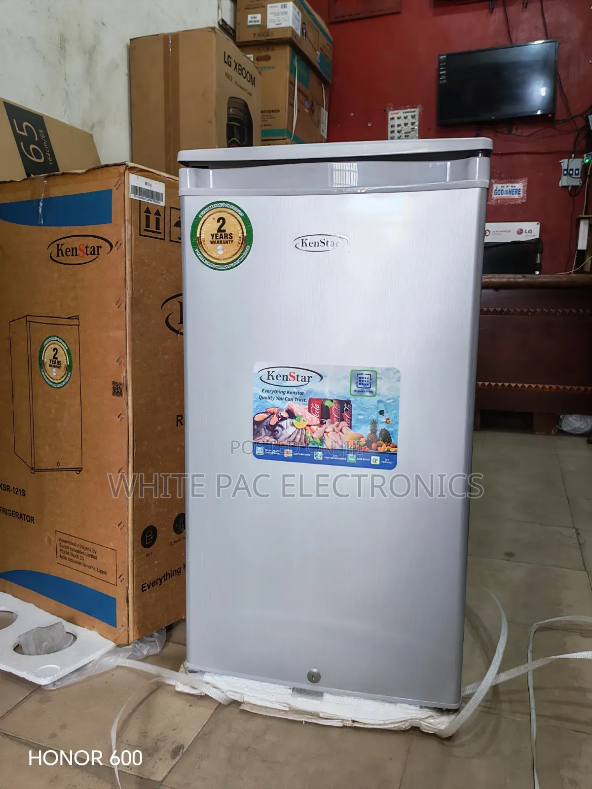 New Kenstar 90 Litre Standing Table Top ( Fridge > Freezer ) 2Yrs