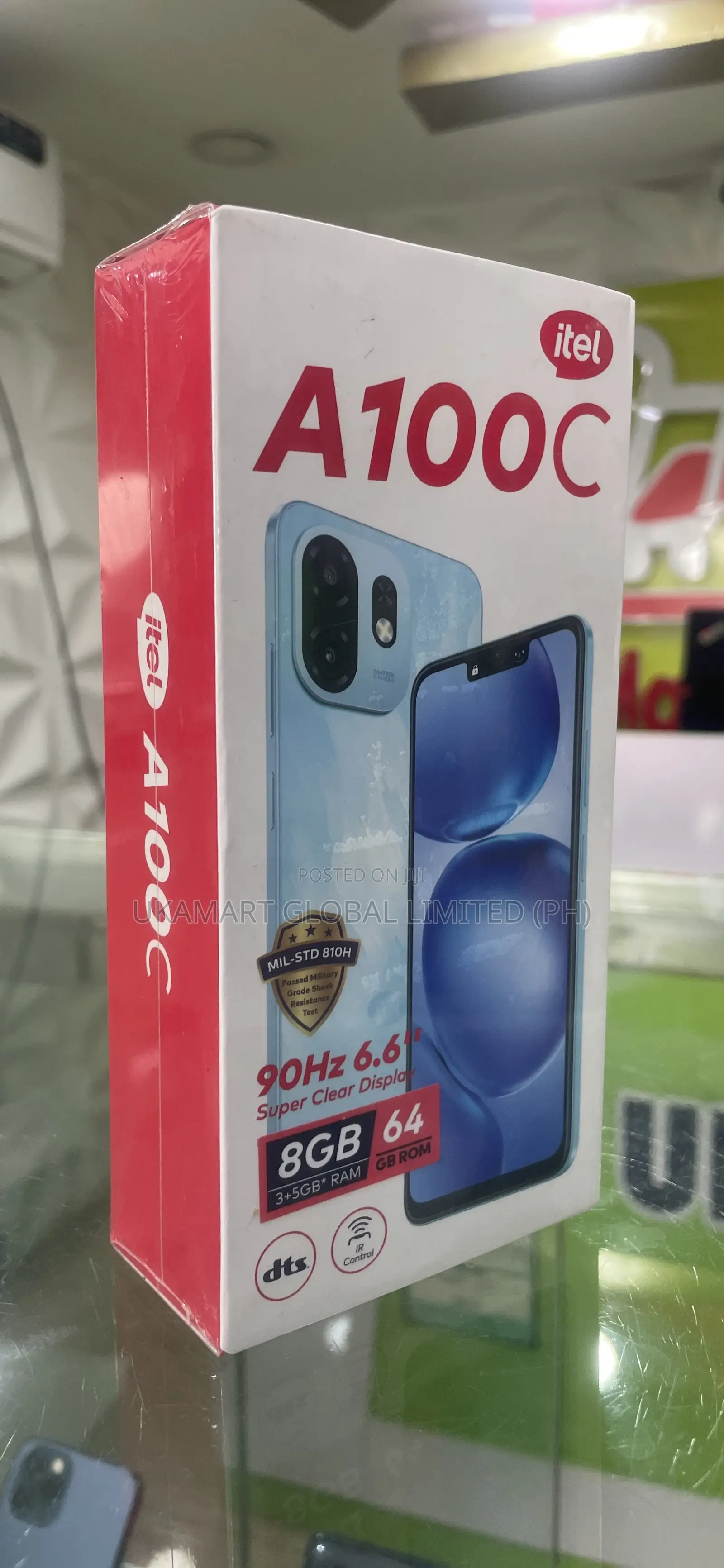 New Itel A100C 64 GB Gold