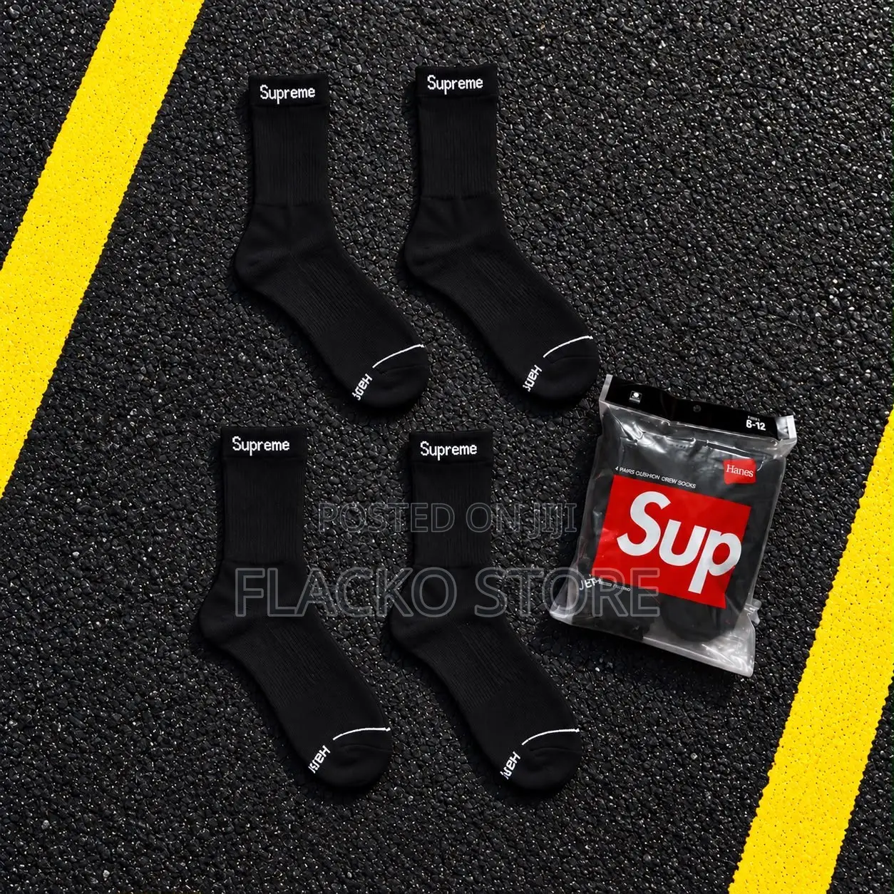 High Quality Supreme 4 in 1 Socks