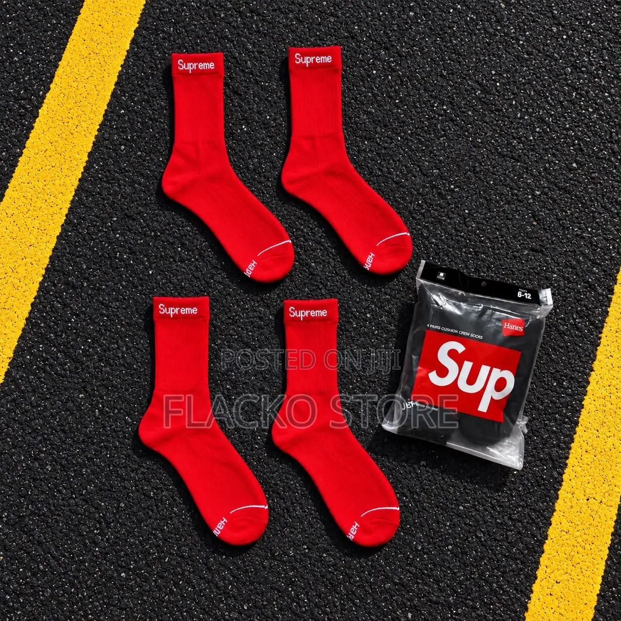High Quality Supreme 4 in 1 Socks