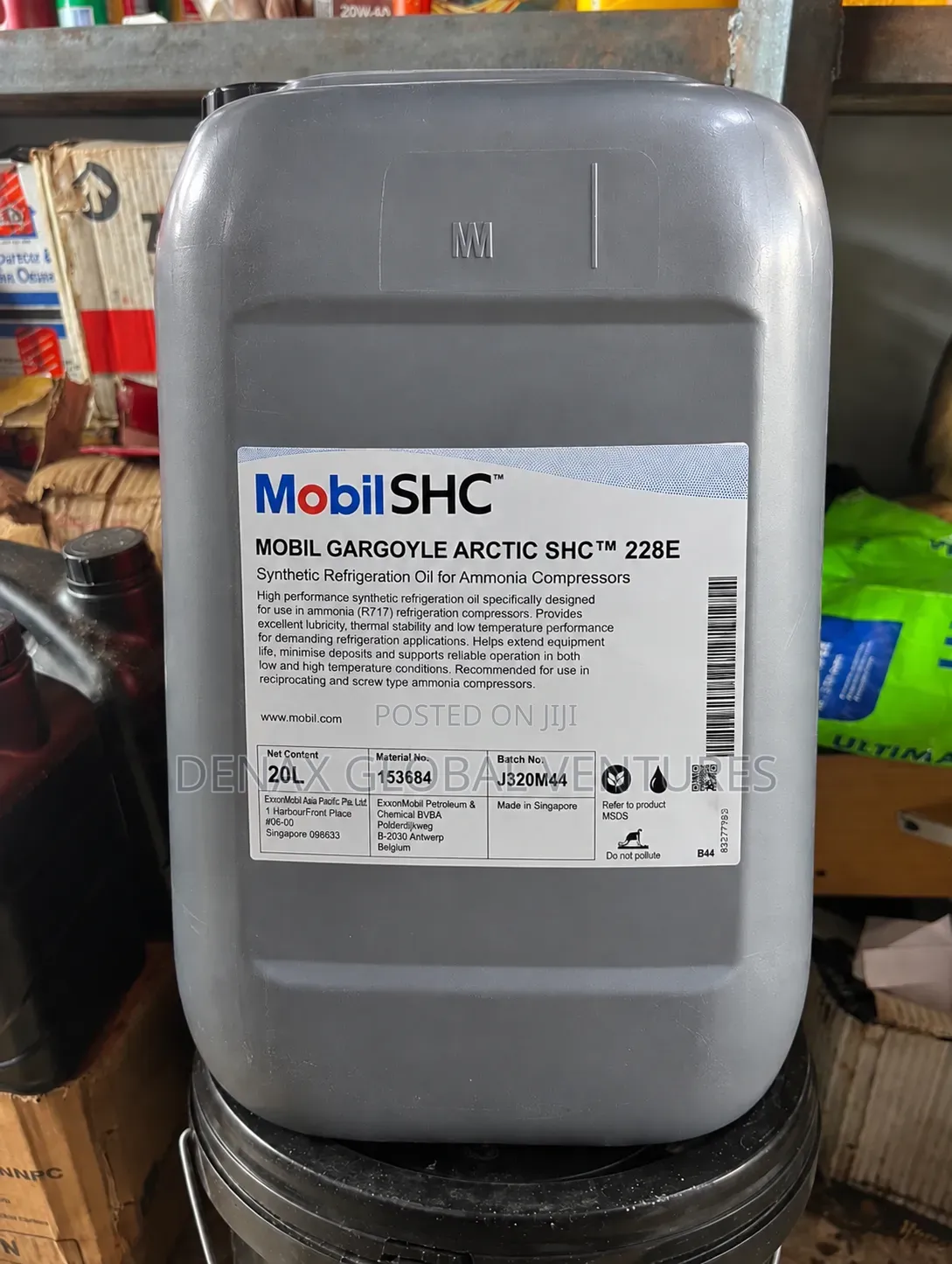 Mobil Gargoyle Arctic SHC 228 Synthetic Refrigeration Oil 20L
