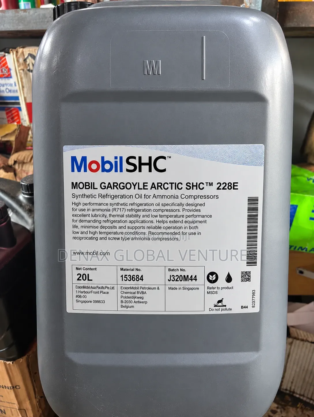Mobil Gargoyle Arctic SHC 228 Synthetic Refrigeration Oil 20L
