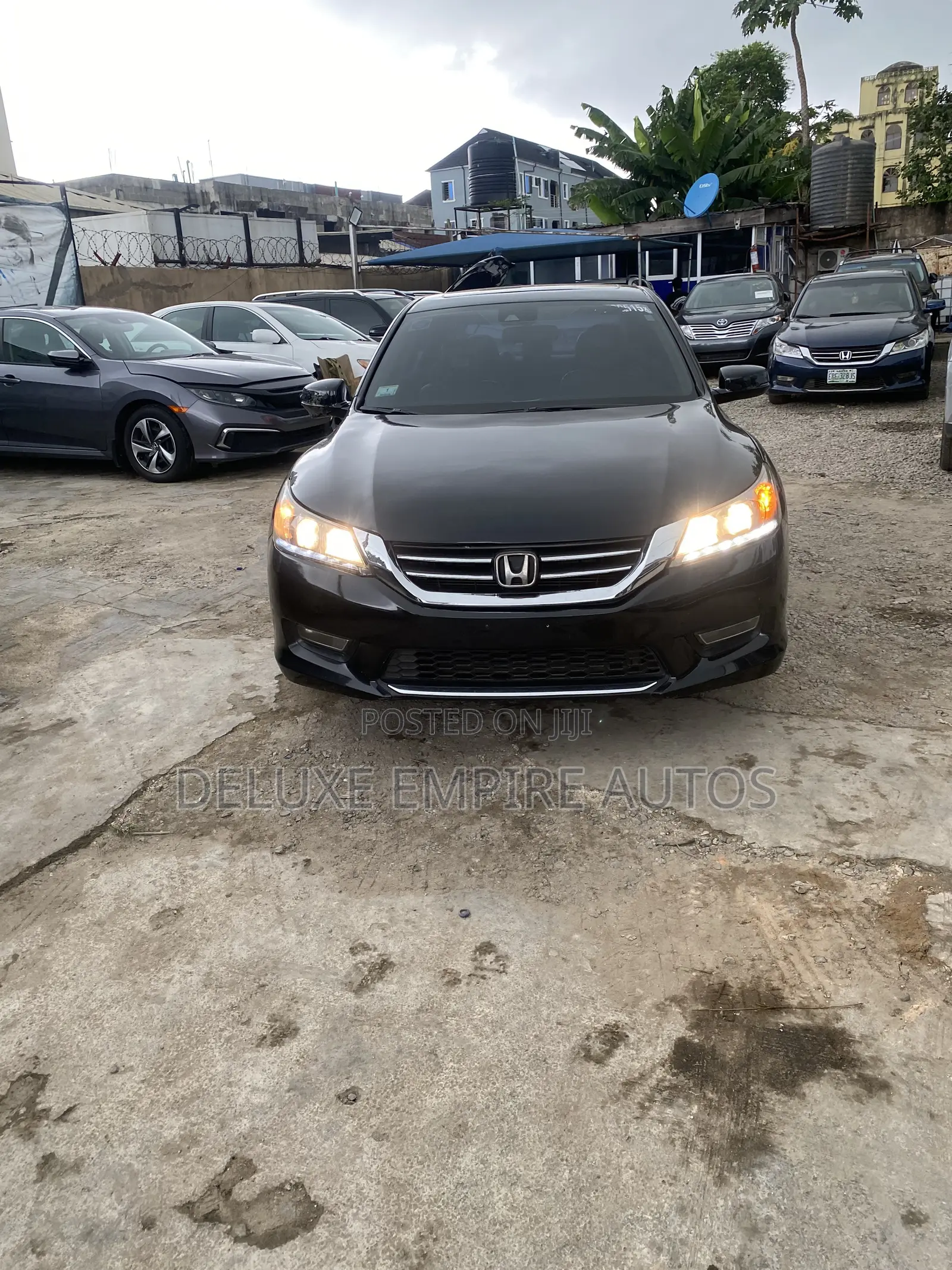Honda Accord EX-L V-6 4dr Sedan w/Navigation (3.5L 6cyl 6A) 2014 Black