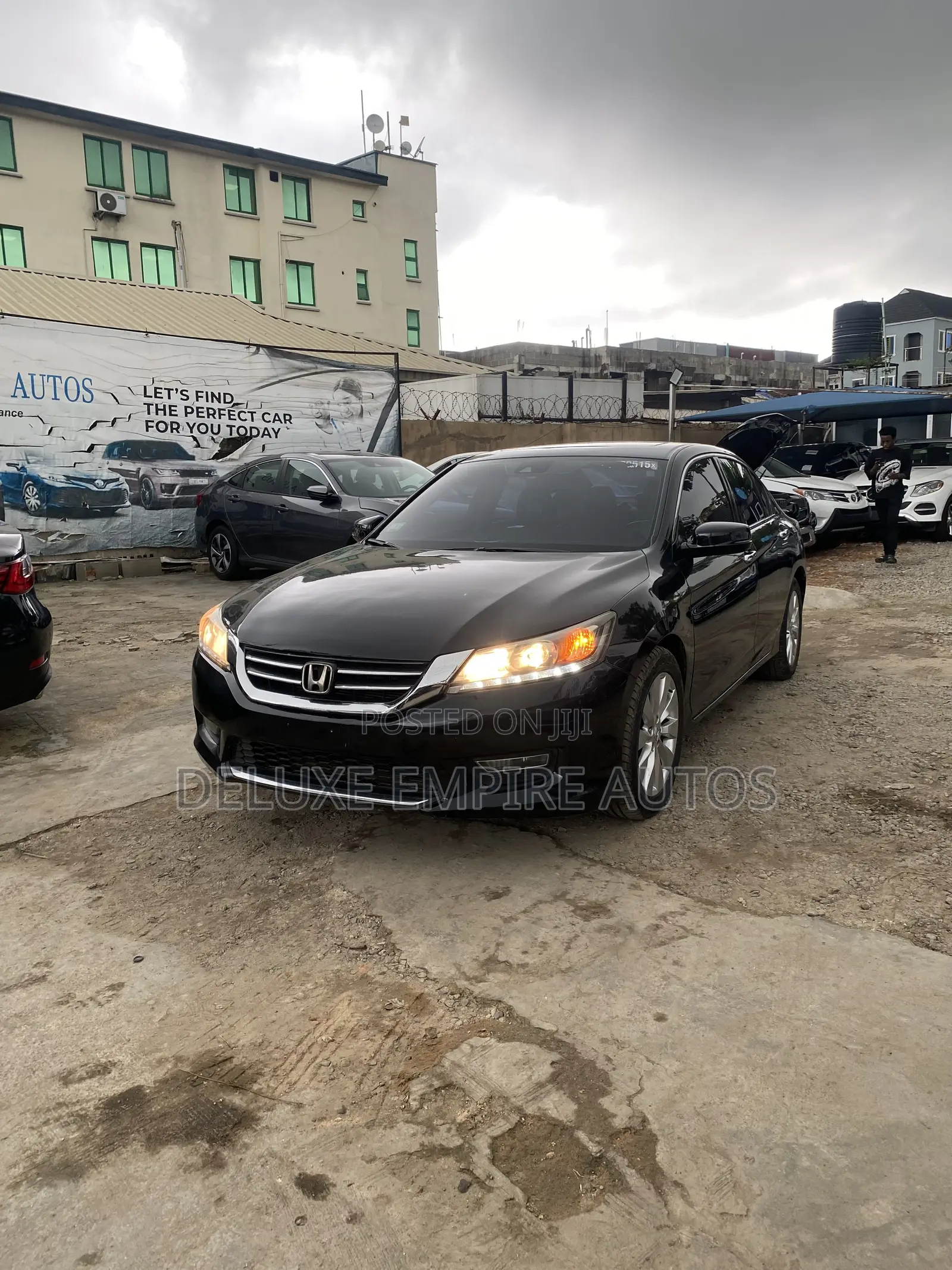 Honda Accord EX-L V-6 4dr Sedan w/Navigation (3.5L 6cyl 6A) 2014 Black