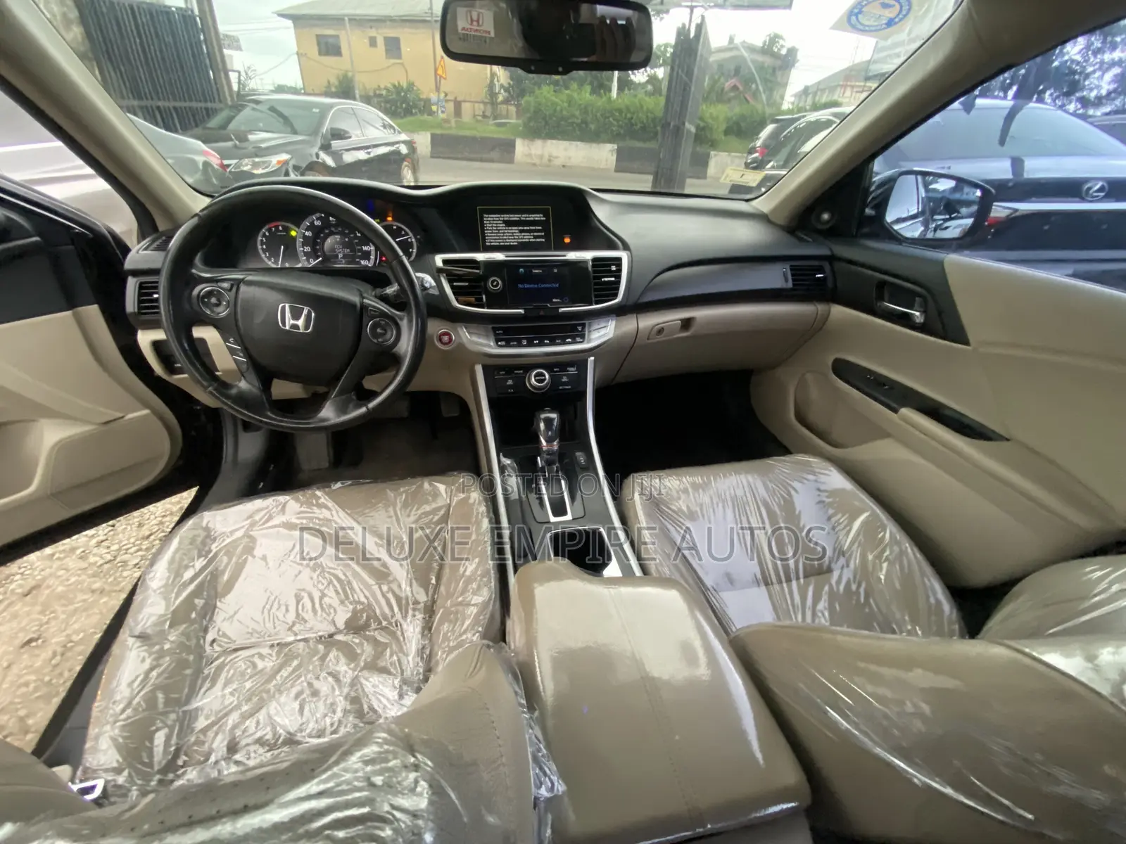 Honda Accord EX-L V-6 4dr Sedan w/Navigation (3.5L 6cyl 6A) 2014 Black