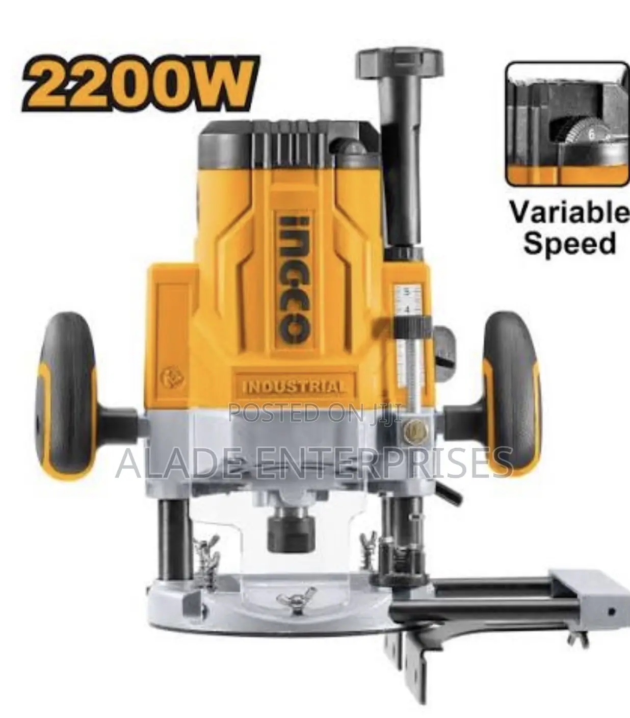 INGCO 2200W Corded Electric Router, 14000-20000rpm, Variable Speed