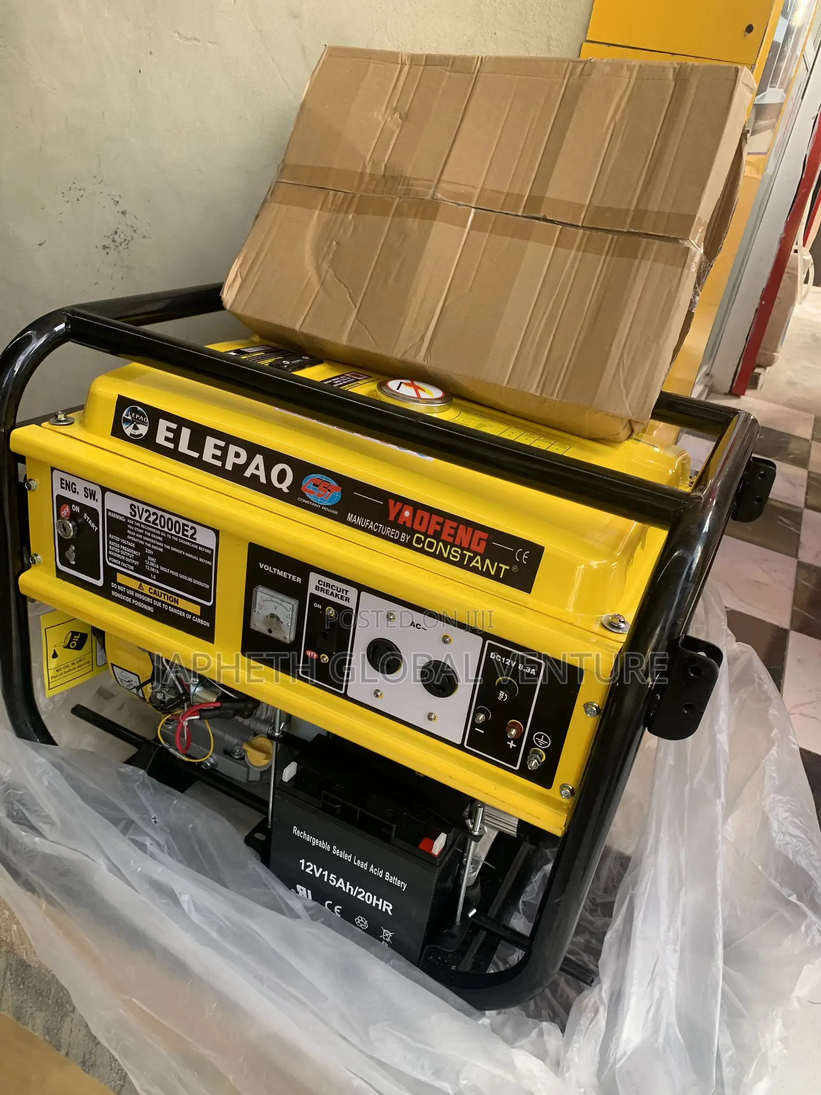 Elepaq 22000E2 Heavy Duty Generator – Strong Durable