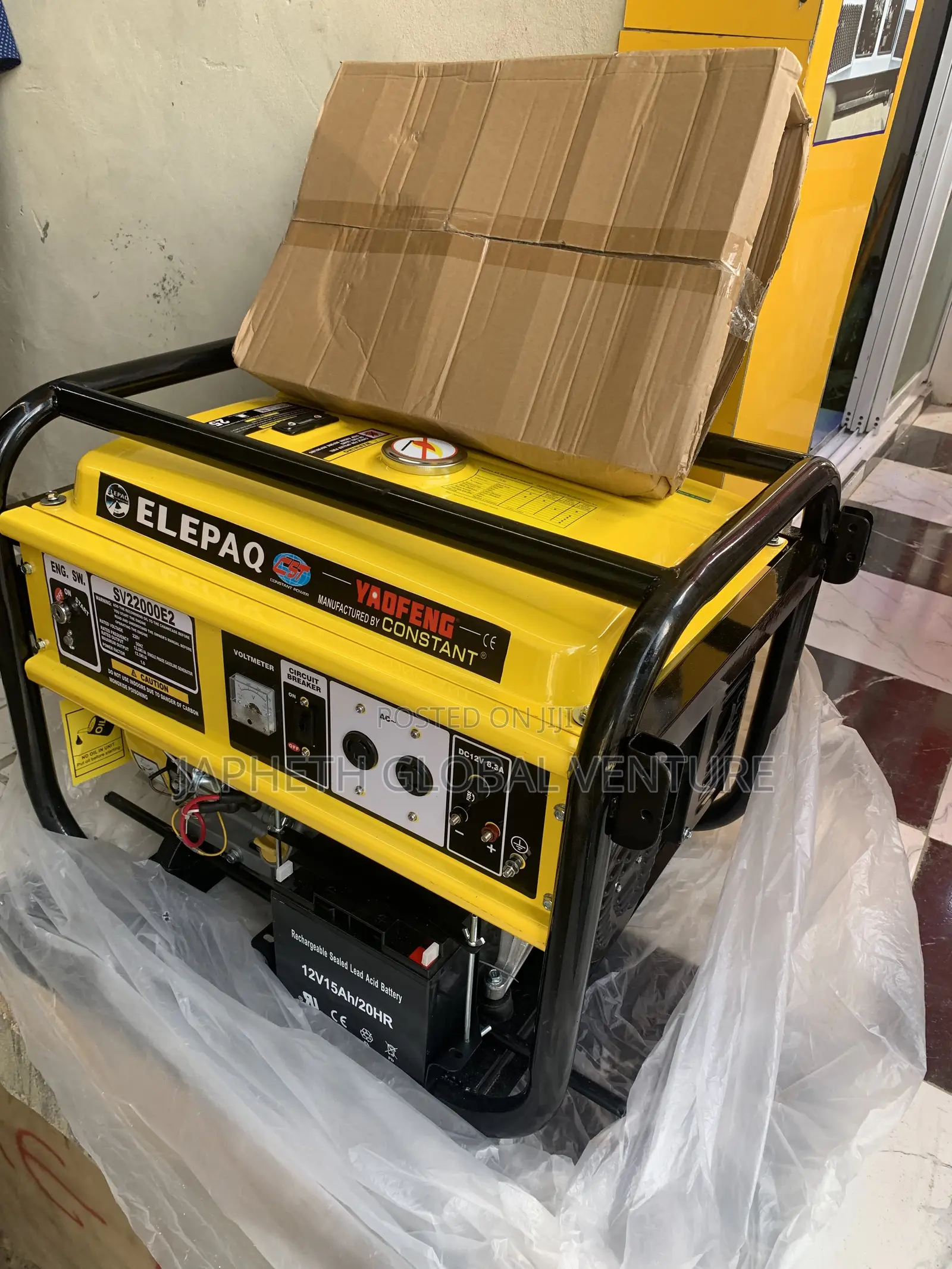 Elepaq 22000E2 Heavy Duty Generator – Strong Durable