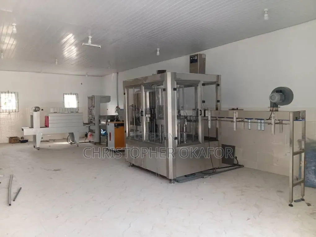 Complete Set Up of Bottle Water Production