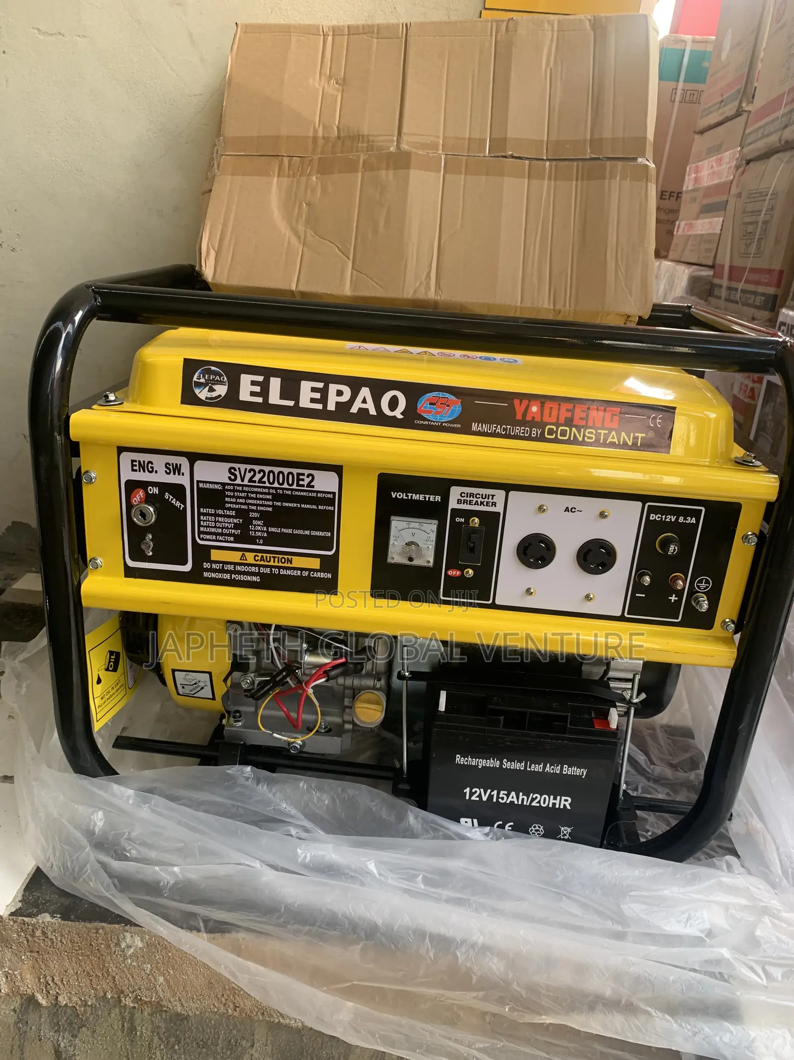 Elepaq Constant SV22000E2 Generator – High Capacity Backup Power