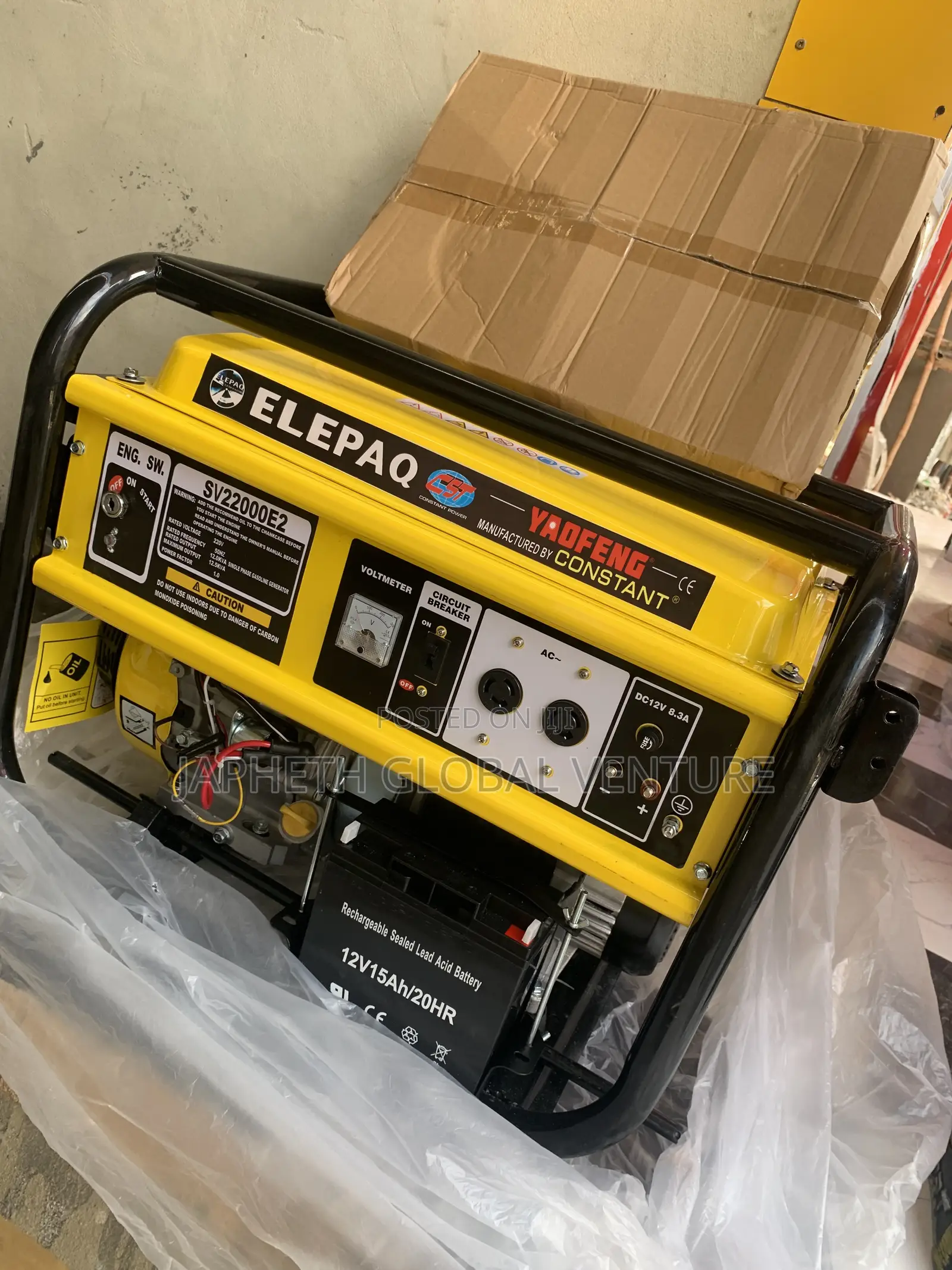 Elepaq Constant SV22000E2 Generator – High Capacity Backup Power