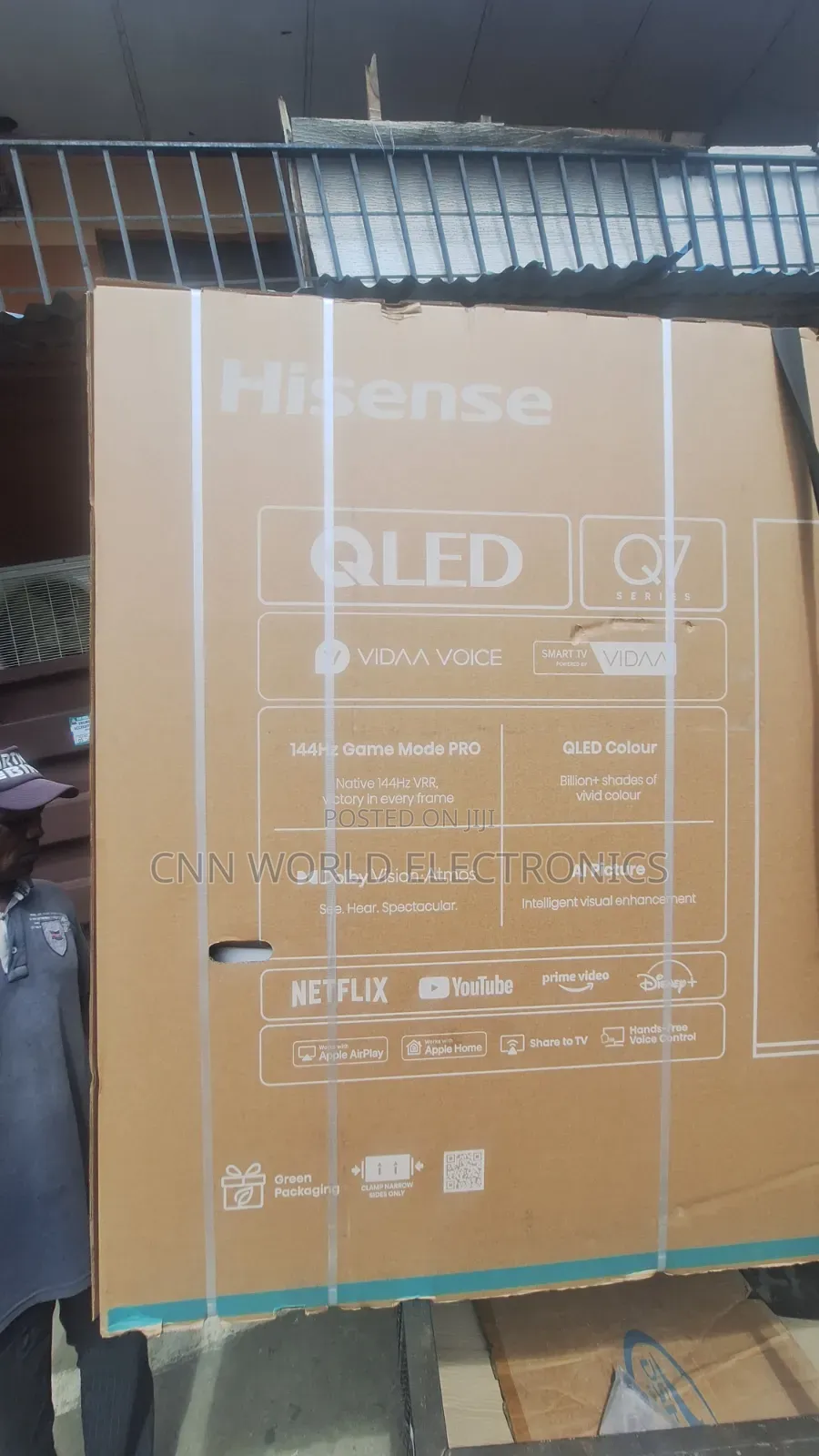 2026made Hisense Qled 100"inches Smart (Q7)Netflix Youtube Bluetooth