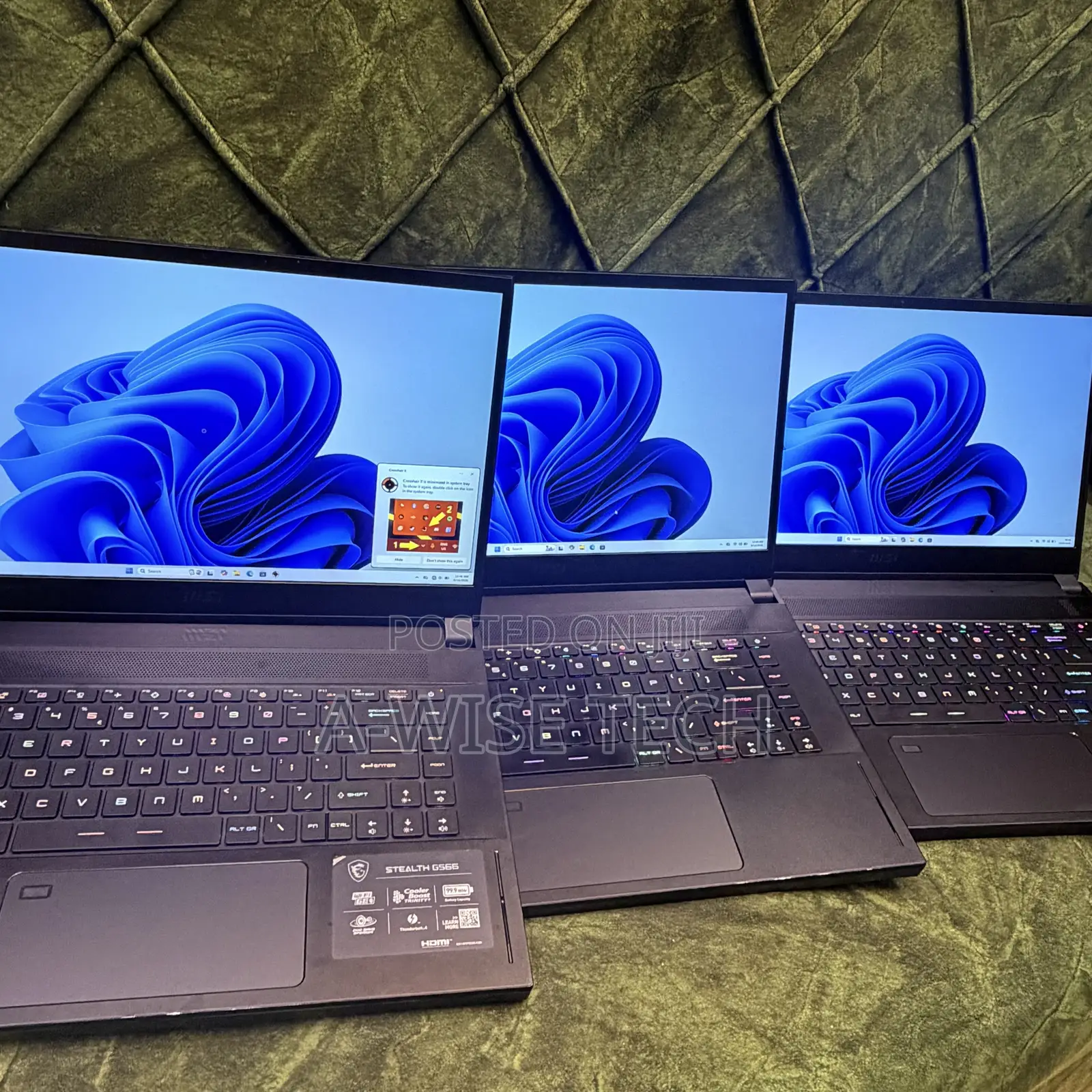Laptop MSI GS66 Stealth 12UHS 16GB Intel Core i7 SSD 512GB