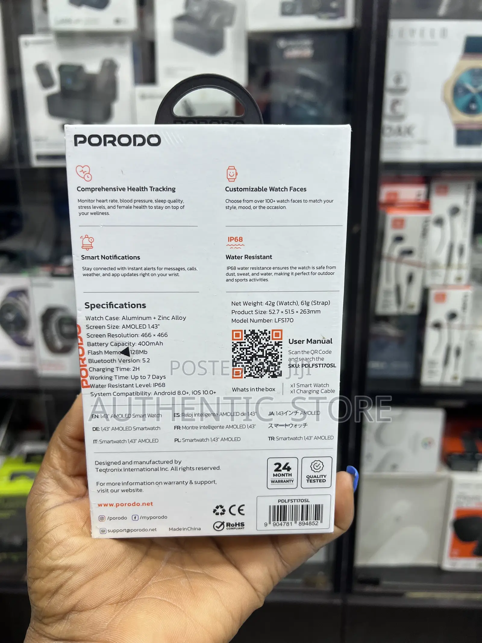 Porodo Fitpulse Pro Smartwatch
