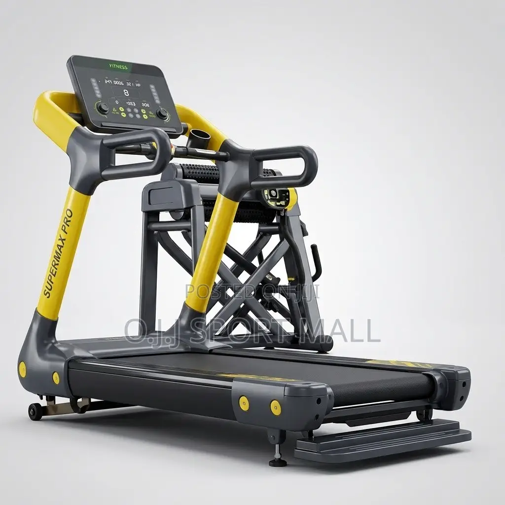 6HP Supermax Pro Commercial Treadmill With Auto Incline Massager