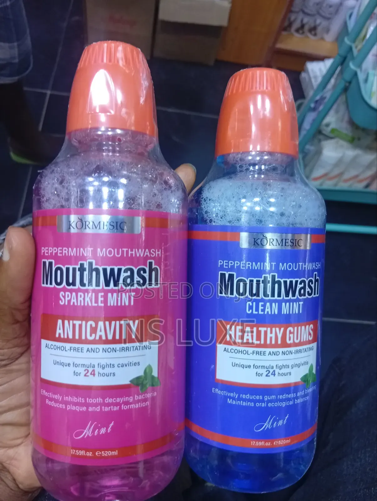 Kormesic Peppermint Mouth Wash Moq 6pcs