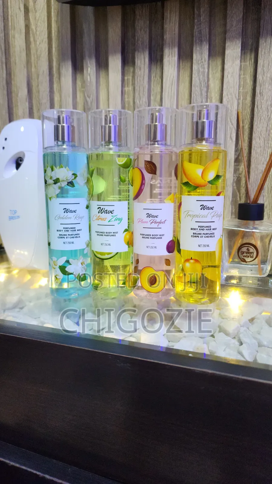 Wave Perfumed Body Mist – 250ml 