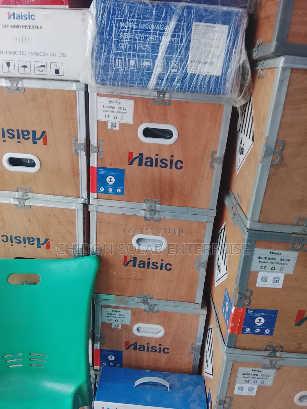8kwh 24 Hasic Lithium Ion Battery Black
