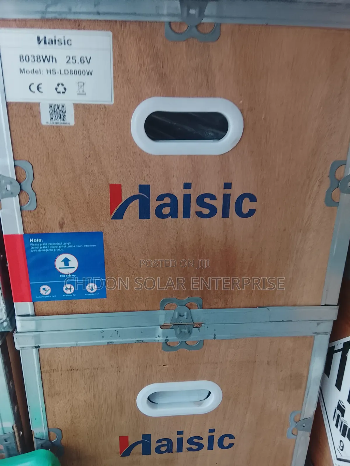 8kwh 24 Hasic Lithium Ion Battery Black