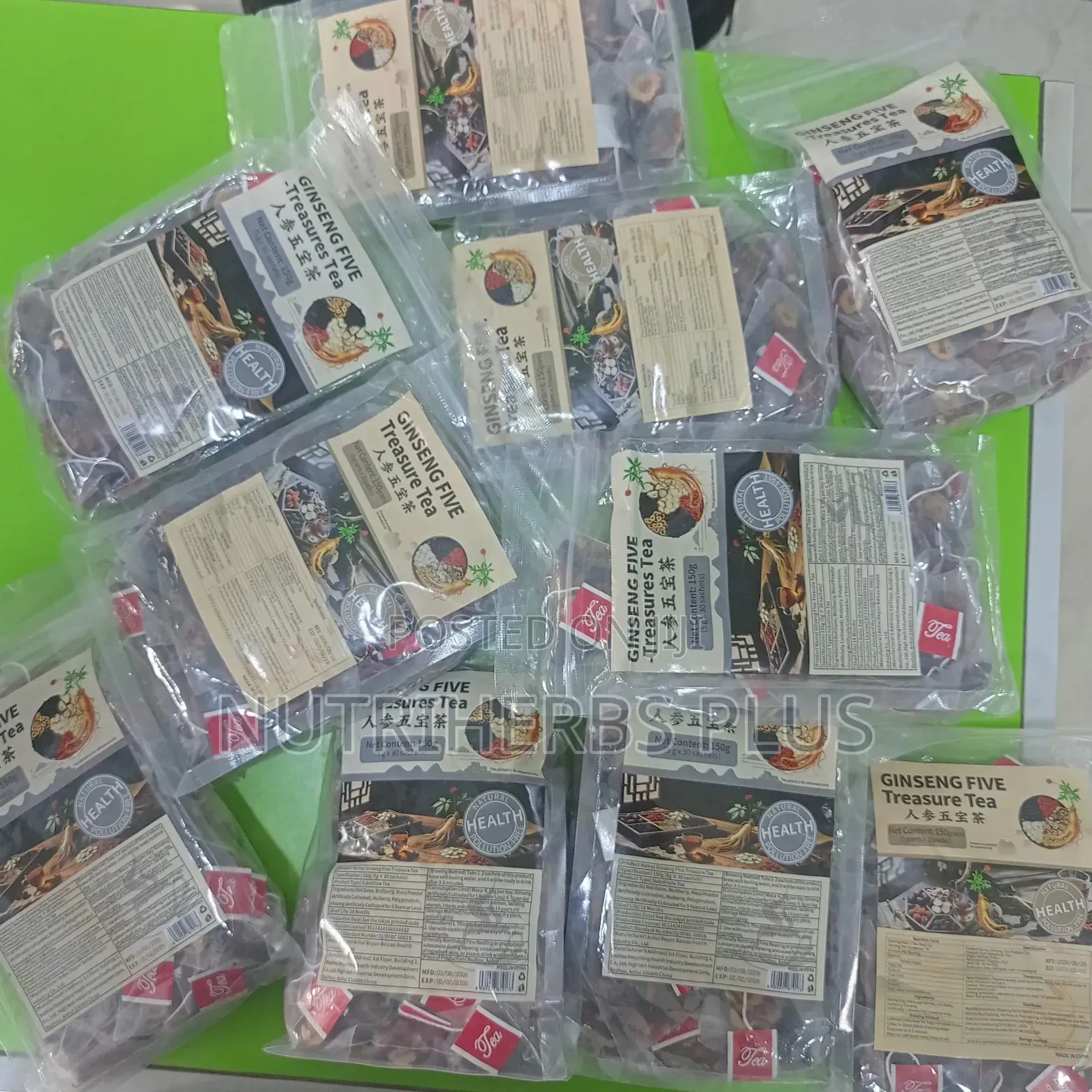 Ginseng Five Treasure Tea(combat Oxidative Stress With Ginseng)