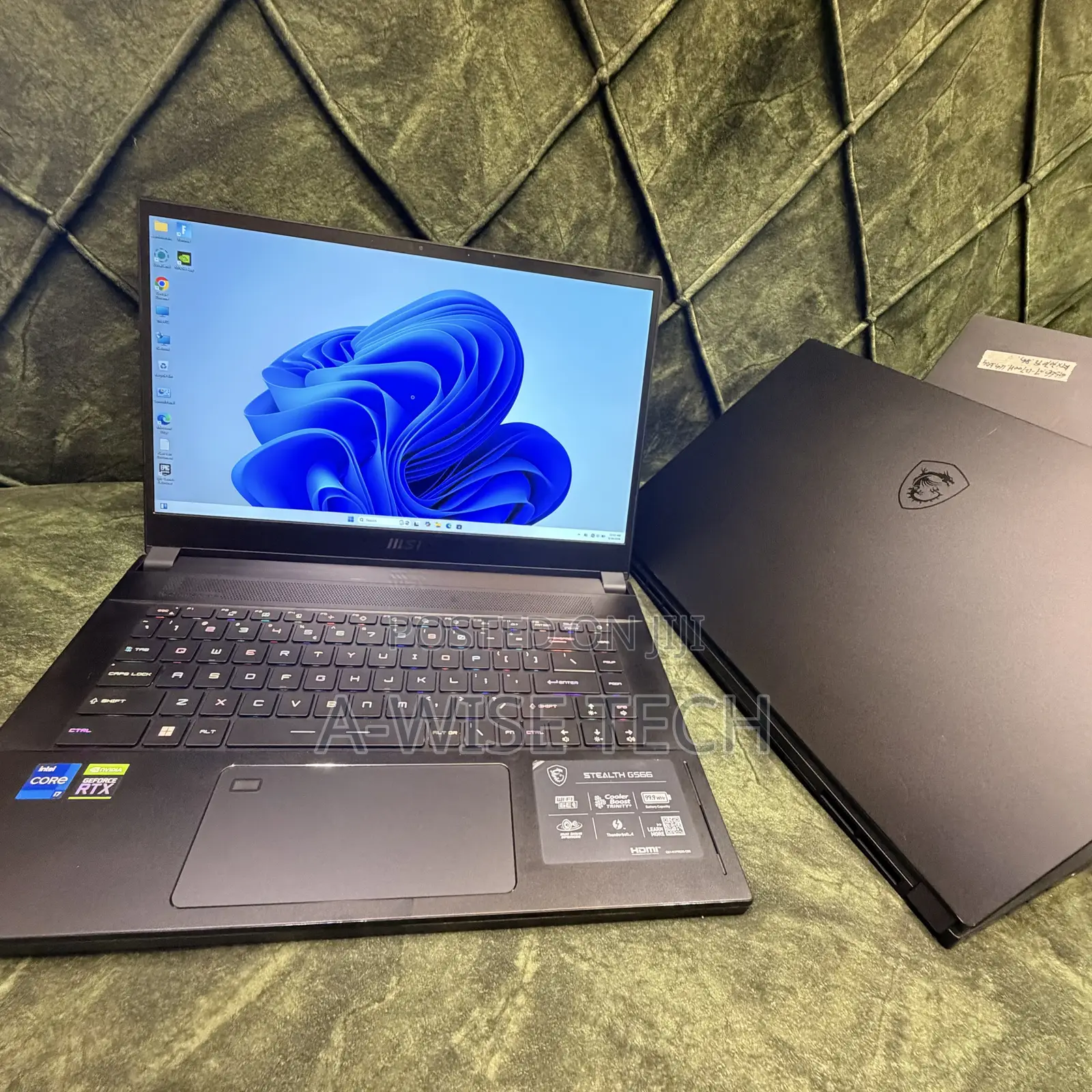 Laptop MSI GS66 Stealth 12UHS 16GB Intel Core i7 SSD 1T