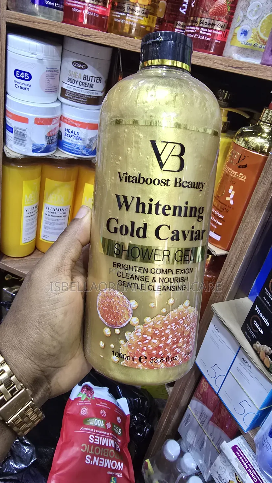 Vitaboost Gold Caviar Whitening Shower Gel