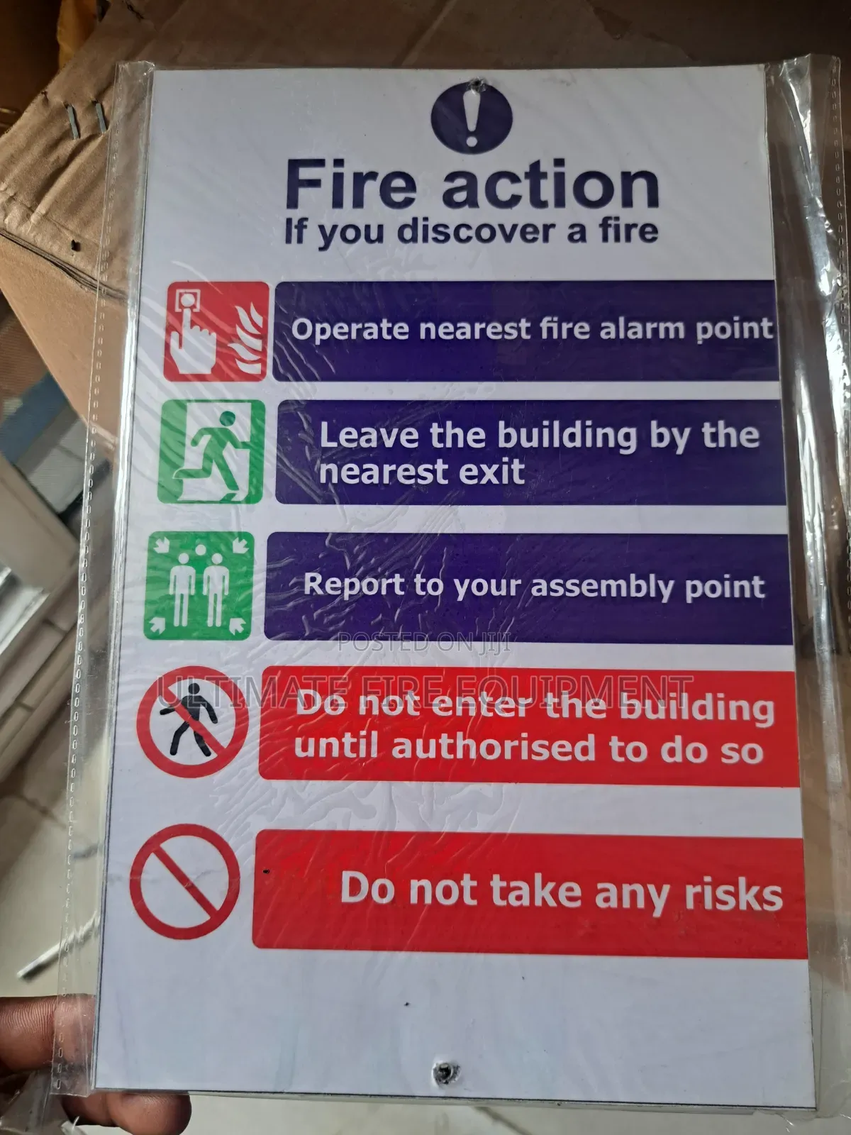 Fire Action Signage