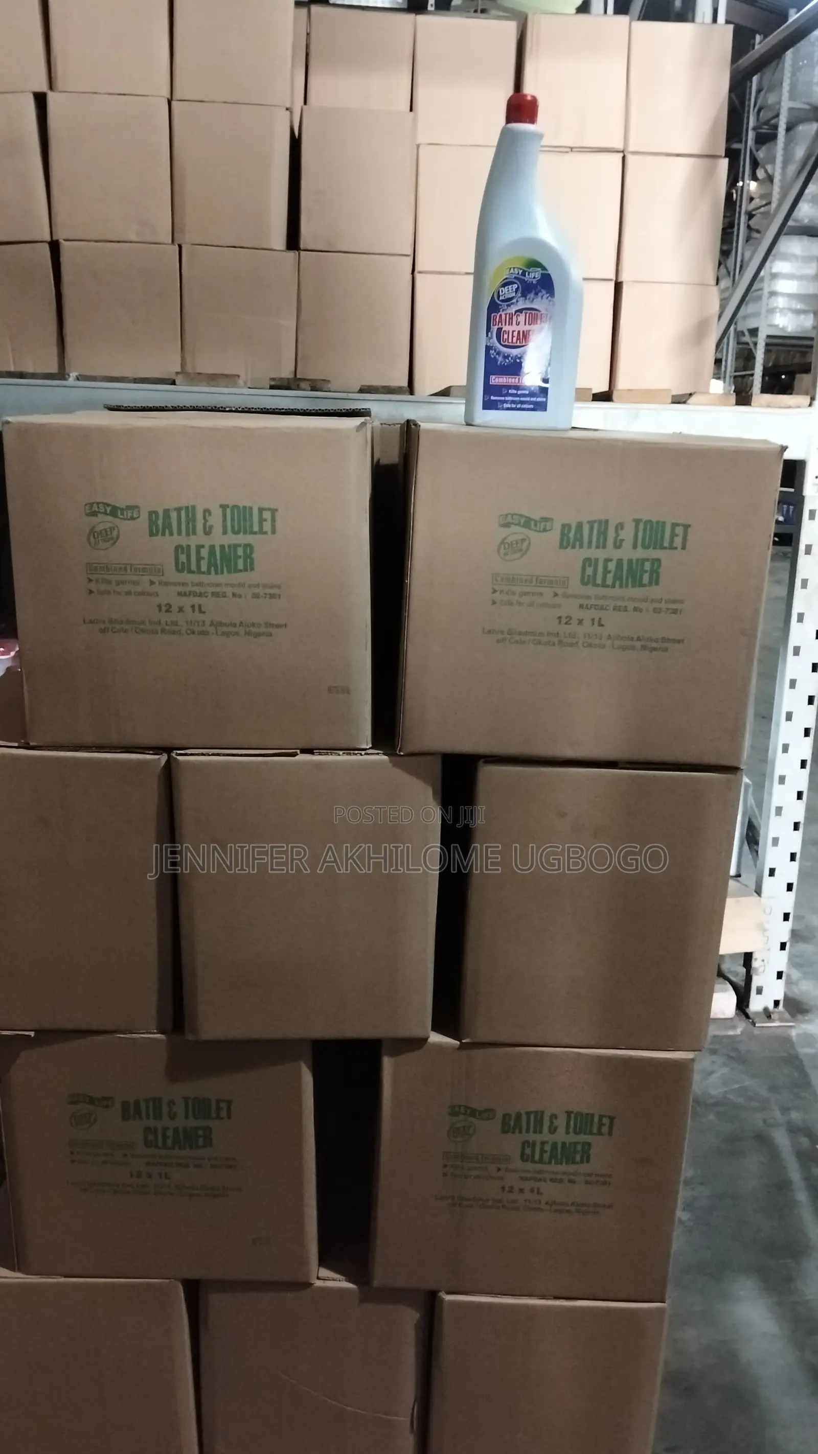 Easy Life Bath and Toilet Cleaner 1ltr X12pcs