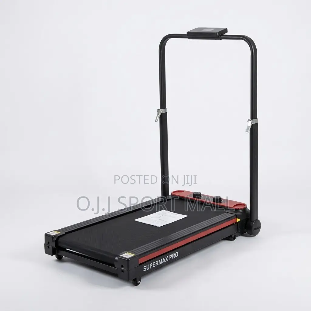 Foldable Platform Treadmill for Home Fitness