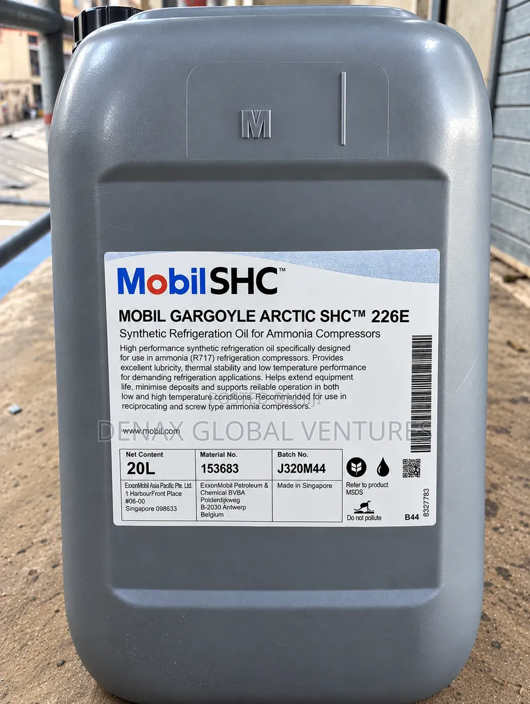 Mobil Gargoyle Arctic SHC 226E Fully Synthetic Refrigeration Oil 20L