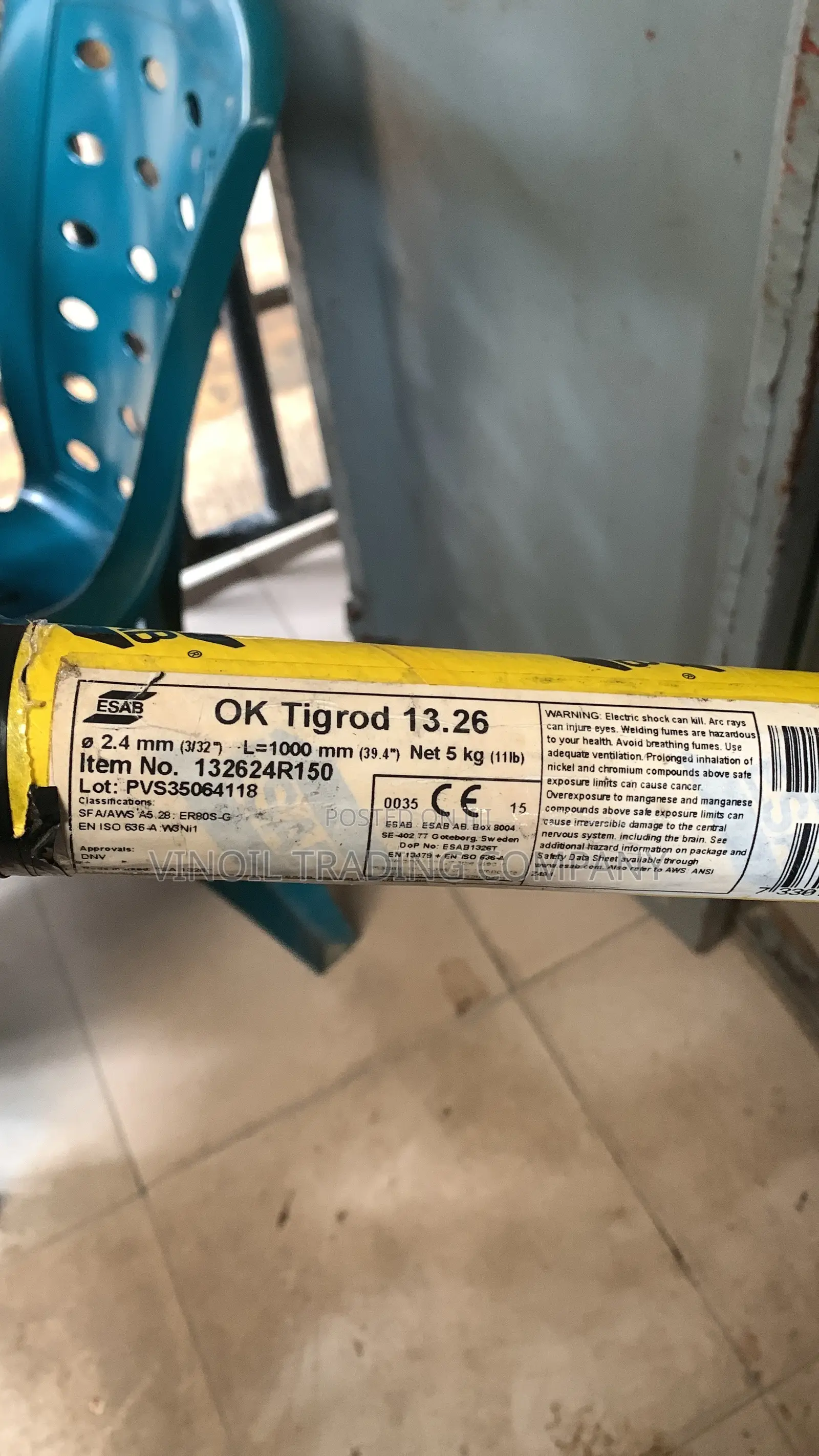 ESAB OK Tigrod 13.26 TIG Filler Rod