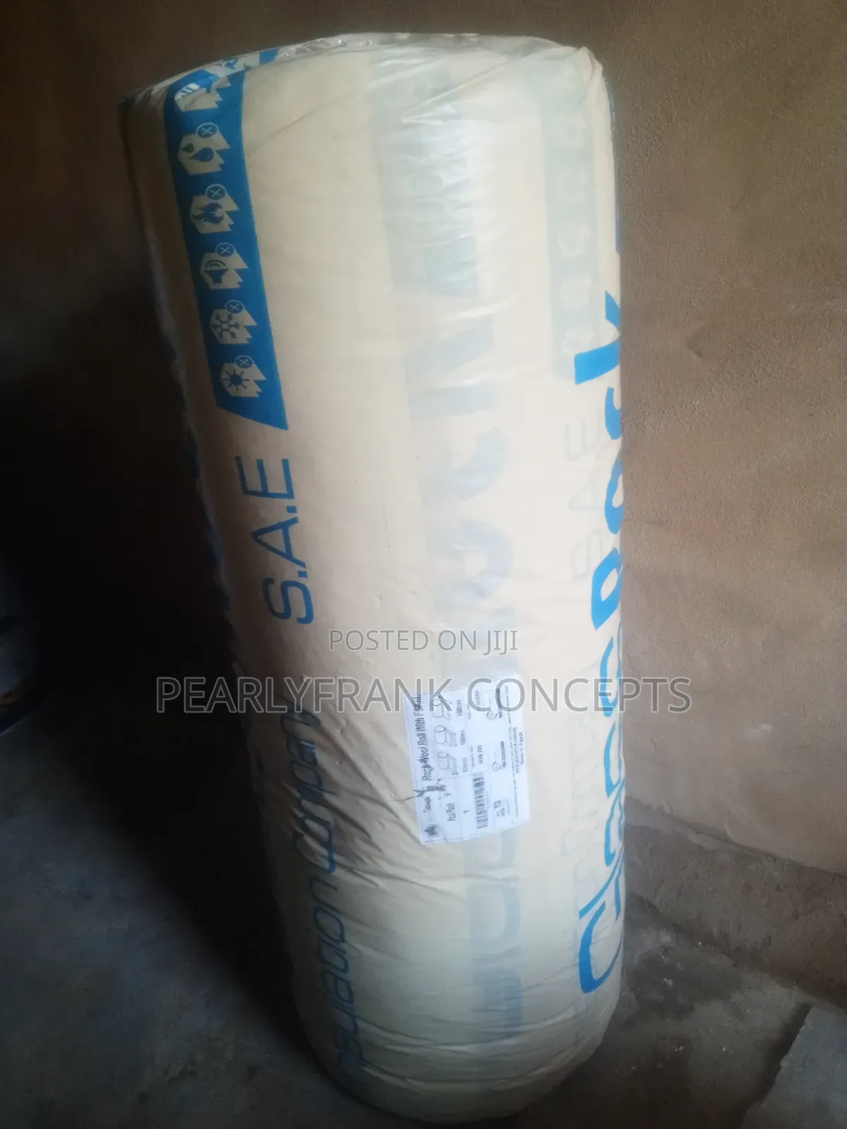Glass Rock Wool 50mm With A.Foil.