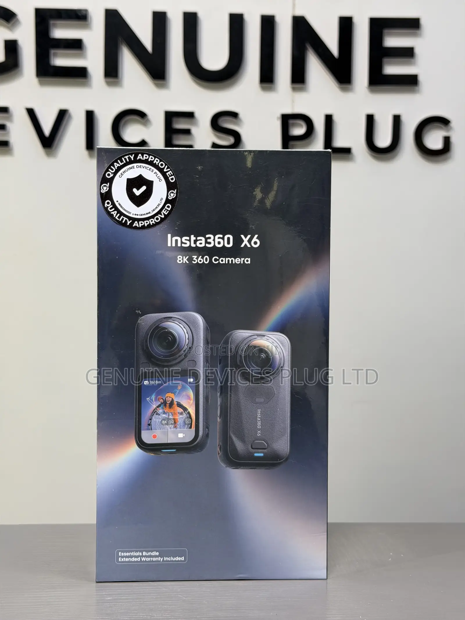 Insta360 X6 Essentials Bundle - 360 Camera With 1/1.1'' Sensors