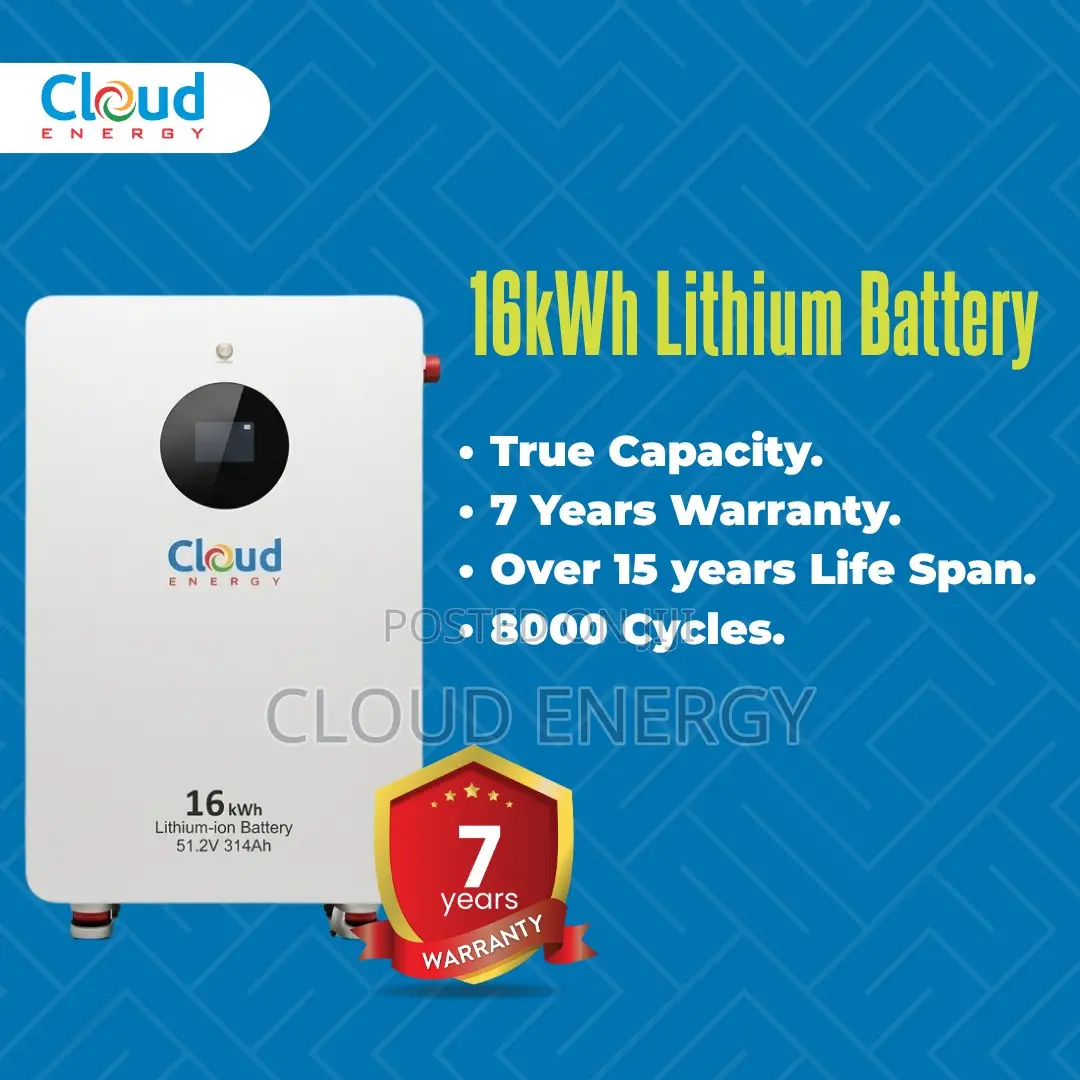 Cloud Energy Lithium Battery (16kWh | 51.2V)