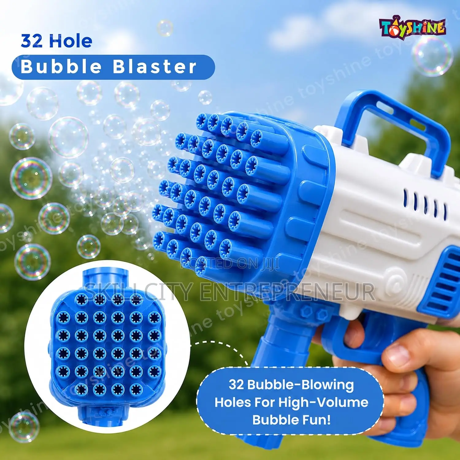 32 Hole Bubble Gun