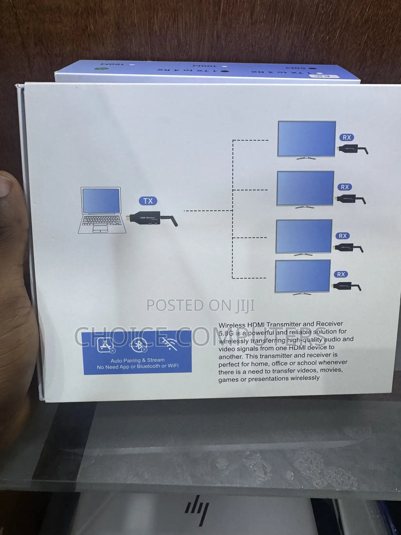 4-Way Wireless HDMI Transmitter Receiver Kit