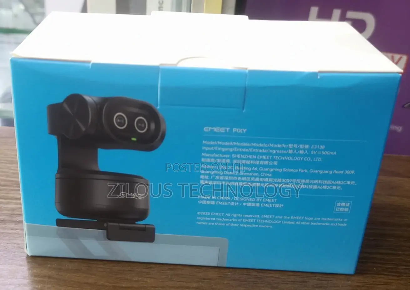 EMEET Pixy Dual-Camera PTZ Webcam