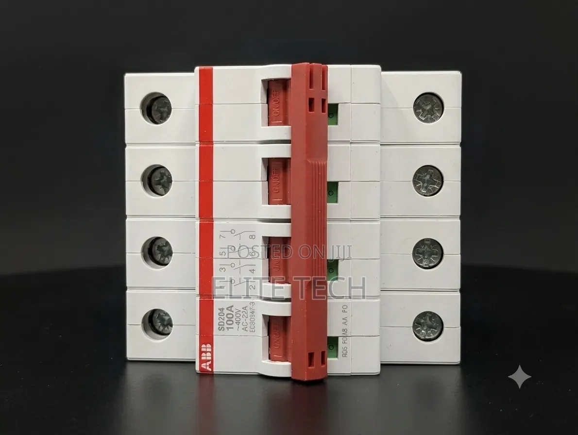 Original 100A 4-Pole Main Control Circuit Breaker (MCCB/MCB)