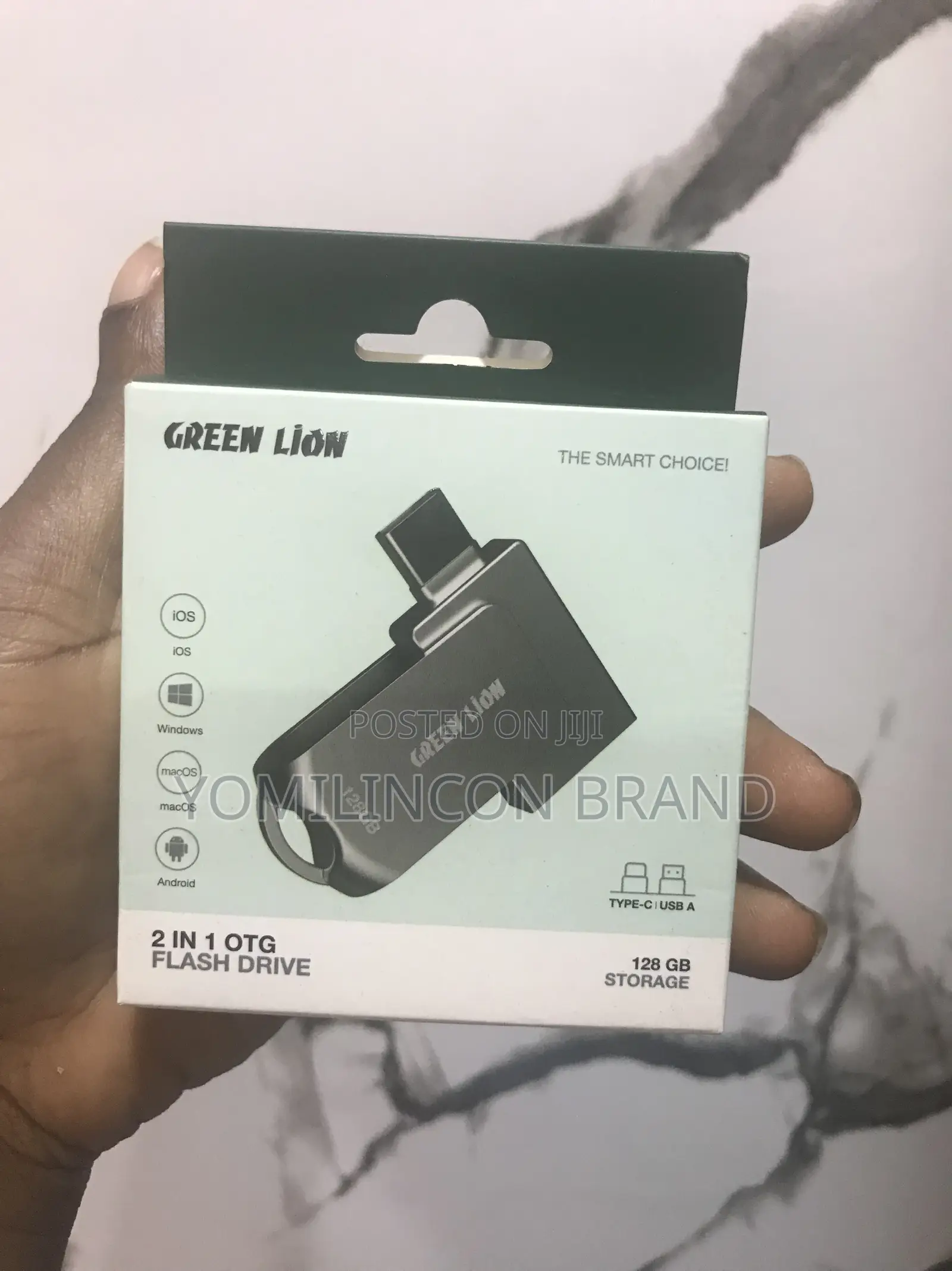 Green Lion 2in1 OTG Flashdrive 128gb.
