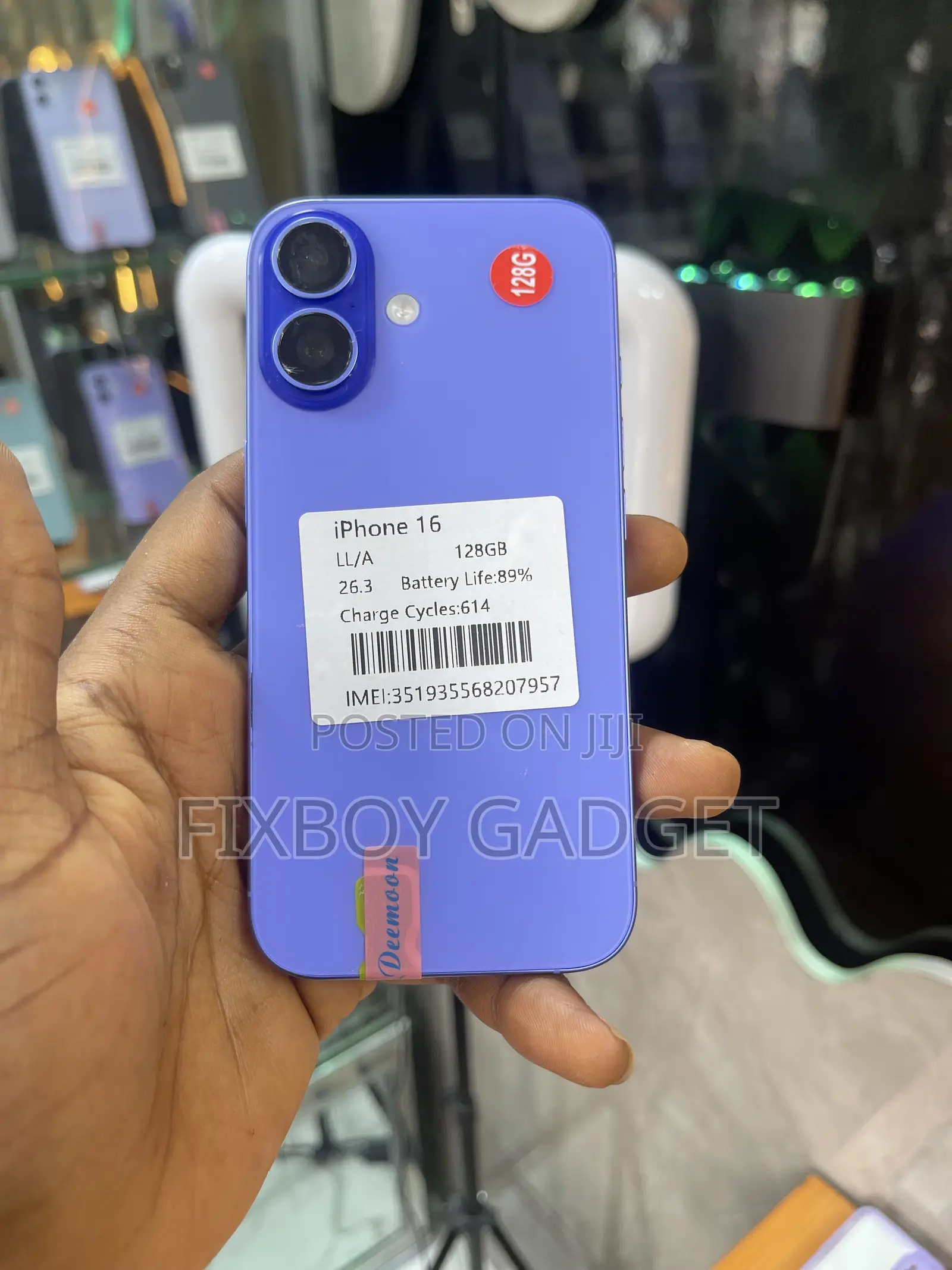 Apple iPhone 16 128 GB Blue
