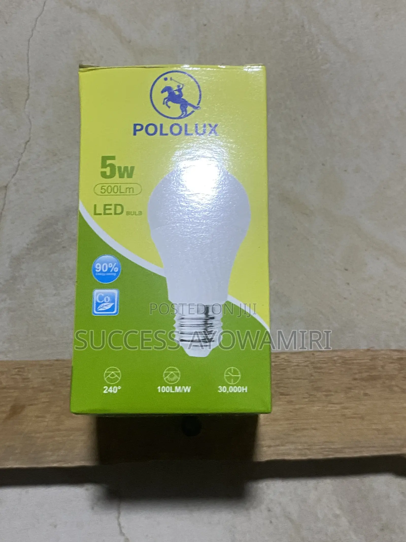 POLOLUX 5Watt LED Bulb – 1000 Lumens | Brand New