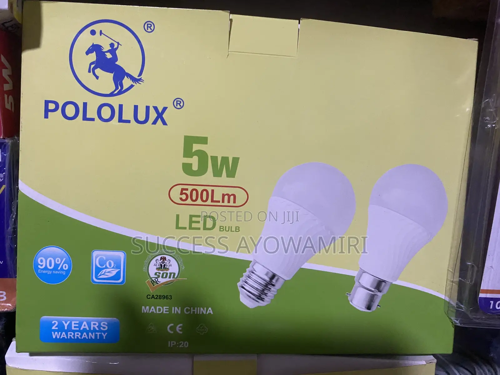 POLOLUX 5Watt LED Bulb – 1000 Lumens | Brand New